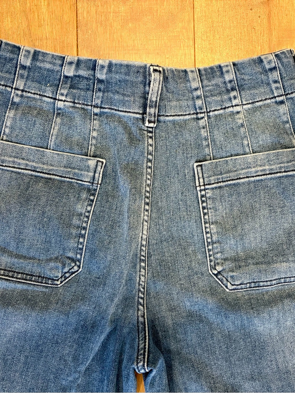 Anthropologie Colette high rise cropped relaxed wide-leg denim jeans - Picture 4 of 7